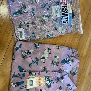 RSVLTS Mickey Surf Print Shorts - Purple